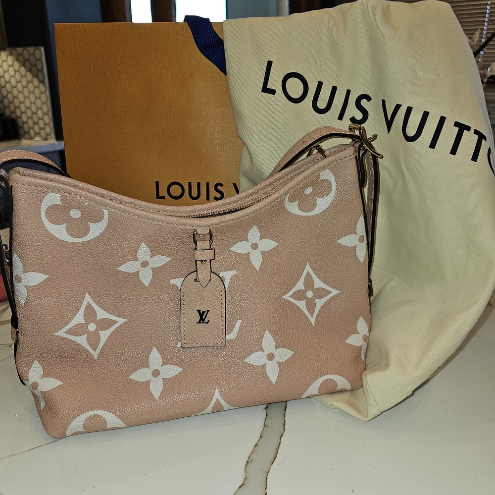 Louis vuttion Carryall PM bicolor pink